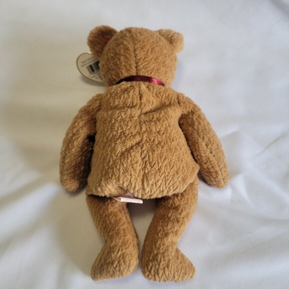 TY Beanie Baby "Curly" the Bear Vintage with Tags Retired 12/31/98 - Picture 3 of 9